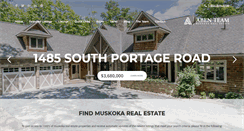 Desktop Screenshot of muskoka-realestate.ca